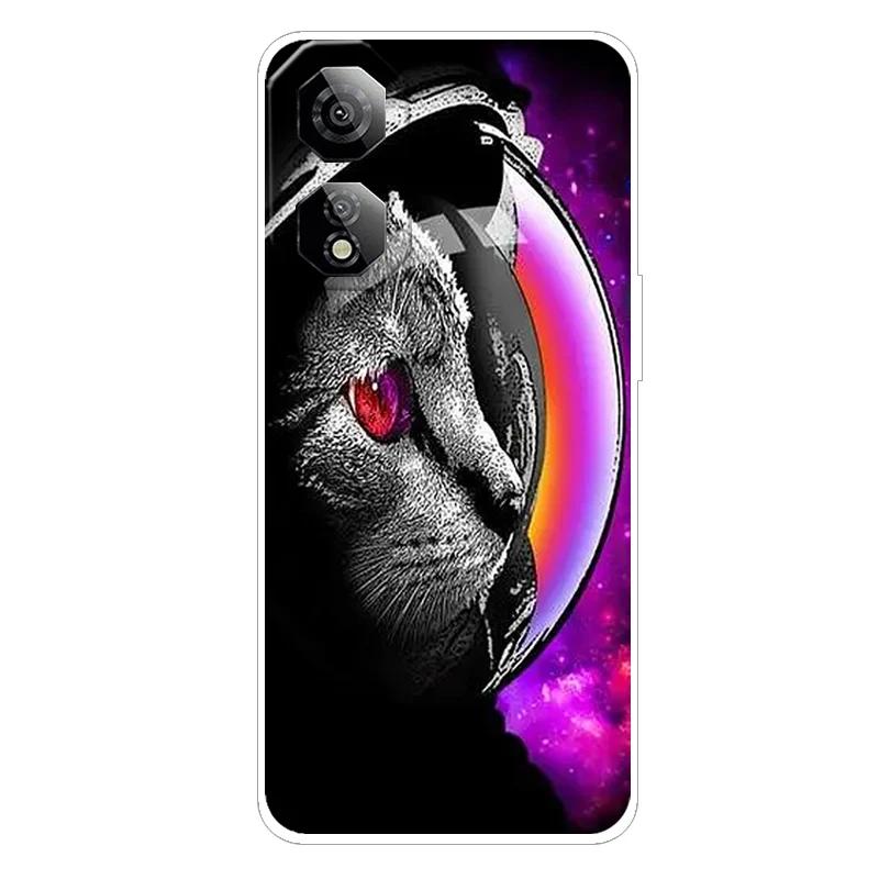 Für ZTE nubia Neo 2 Klare Hülle Z2352N Cartoon Cooles Silikon Handyhülle Für Nubia Neo 5G 8150N Transparenter Weicher TPU Schutz