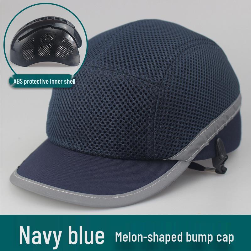 

Breathable Melon-Style Lightweight Baseball Cap Helmet with Mesh, Anti-Smash & Anti-Collision Safety Features