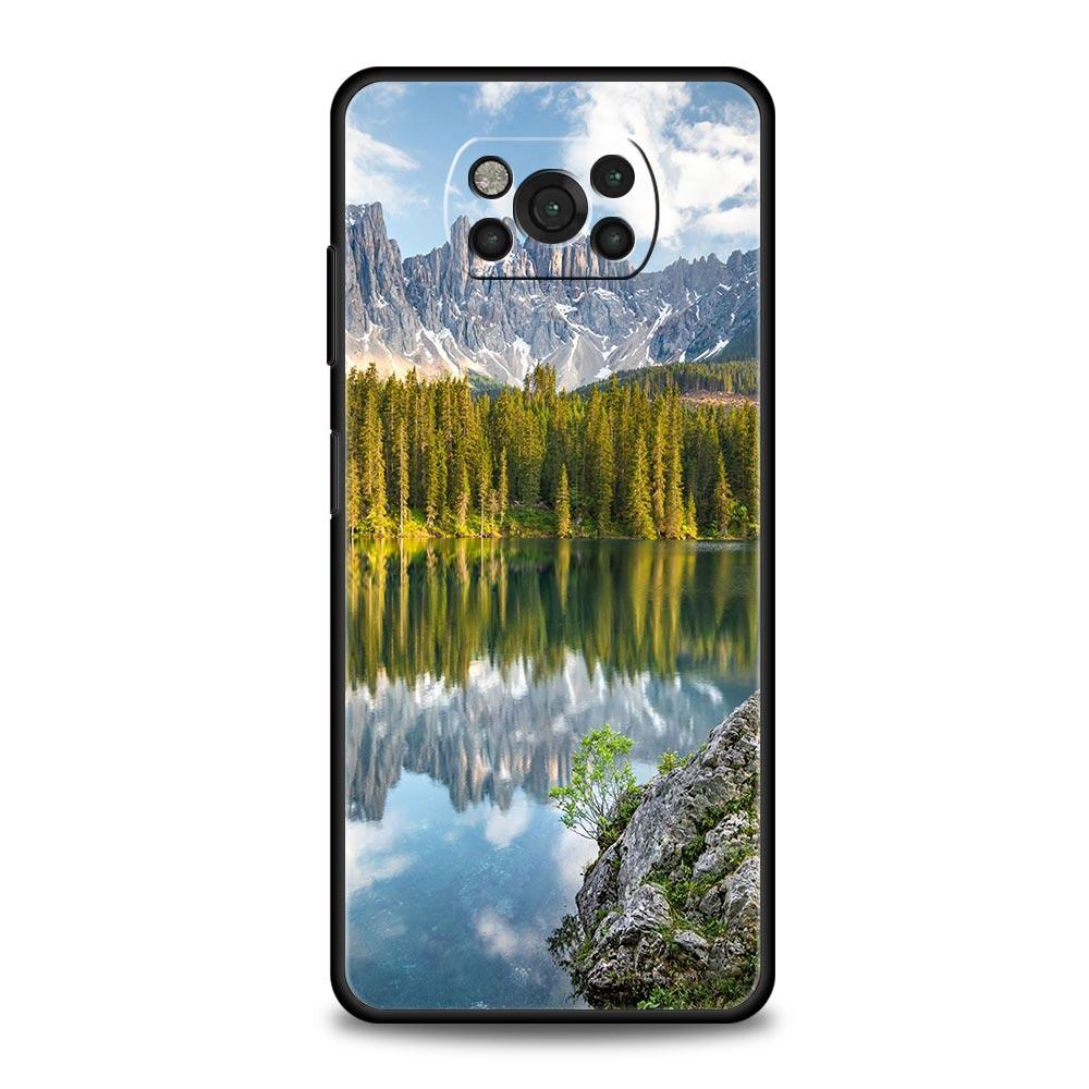 Forest Beach Sunrise Nature Phone Case For Xiaomi Poco X3 NFC M3 F3 F4 M4 X4 Mi Note 12T 12 Pro 10 11 Lite 10T 5G 11T 9T Cover