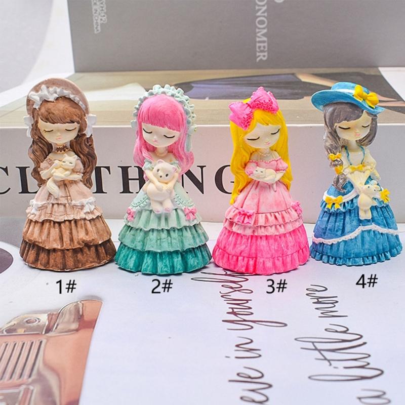 Candle Moulds Resin Candle Making Tools Clay Mould Crafts Moulds Princess Shaped Silicone Material for Hand-Making Lover