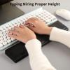 Memory Foam Keyboard Wrist Rest Pad Easy Typing Non-Slip Wrist Support Comfortable Pain Relief Mouse Wrist Rest Office Home