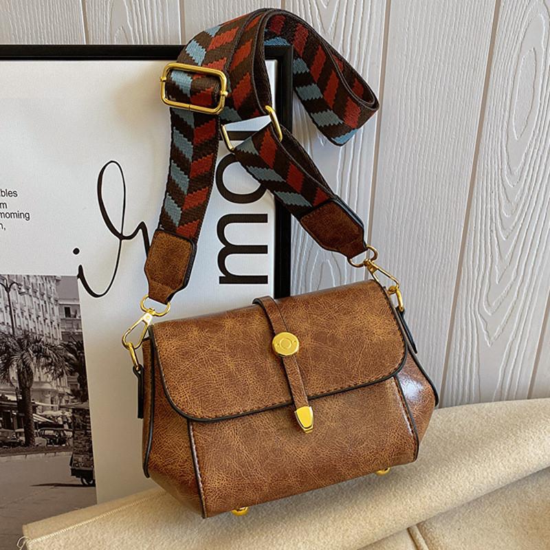 IELGY Fashion Retro Small Square Bag Crossbody All-Match Casual One-Shoulder Female Bag
