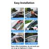 For Volkswagen VW Tiguan L 2017-2021 Car Accessories Window Visor Rain Sun Guard Vent Wind Deflector Weathershield Moulding Trim