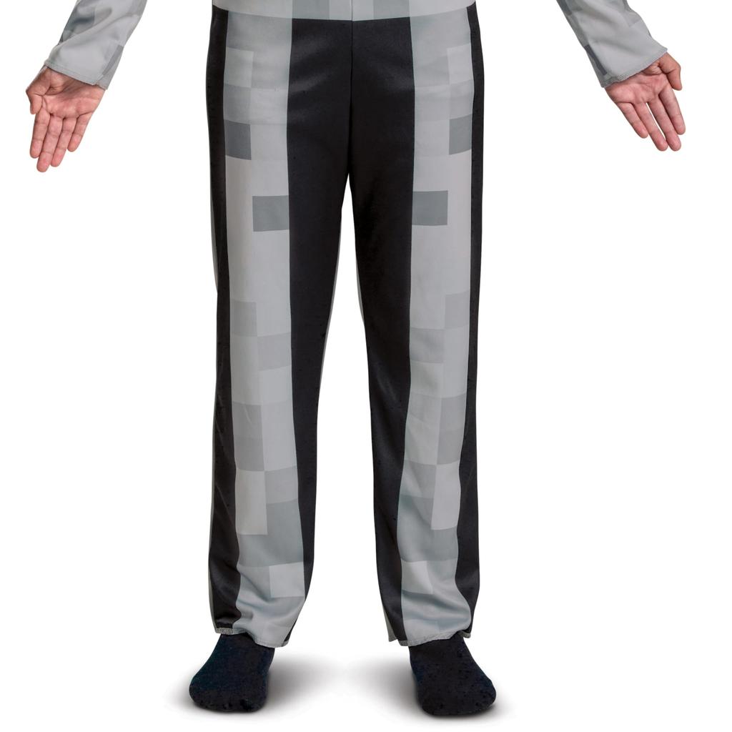 Disguise Minecraft Skeleton Costume for Kids, Video Game-Inspired Character Outfit, Classic, Size Small (4-6), Gray