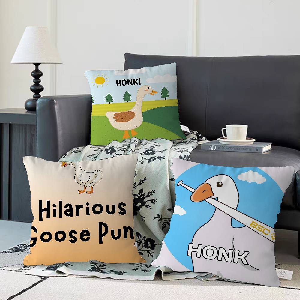 H-Honk Honk Pillow Gift Home Office Decoration Bedroom Sofa Car Cushion Cover Case 45x45