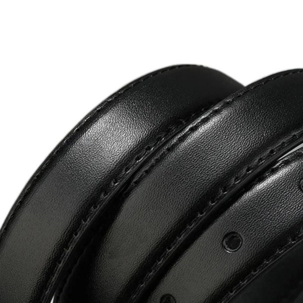 Women's Belt Fashion Pin Buckle Thin Belt Genuine Luxury Soft Belt Women with Cargo Pants Jeans Belts Black PU Leather Belt