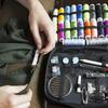 Sewing Kit Complete Set with Threads Needles Scissors Tape Measure Buttons and More for DIY Handcraft Projects Home and Travel