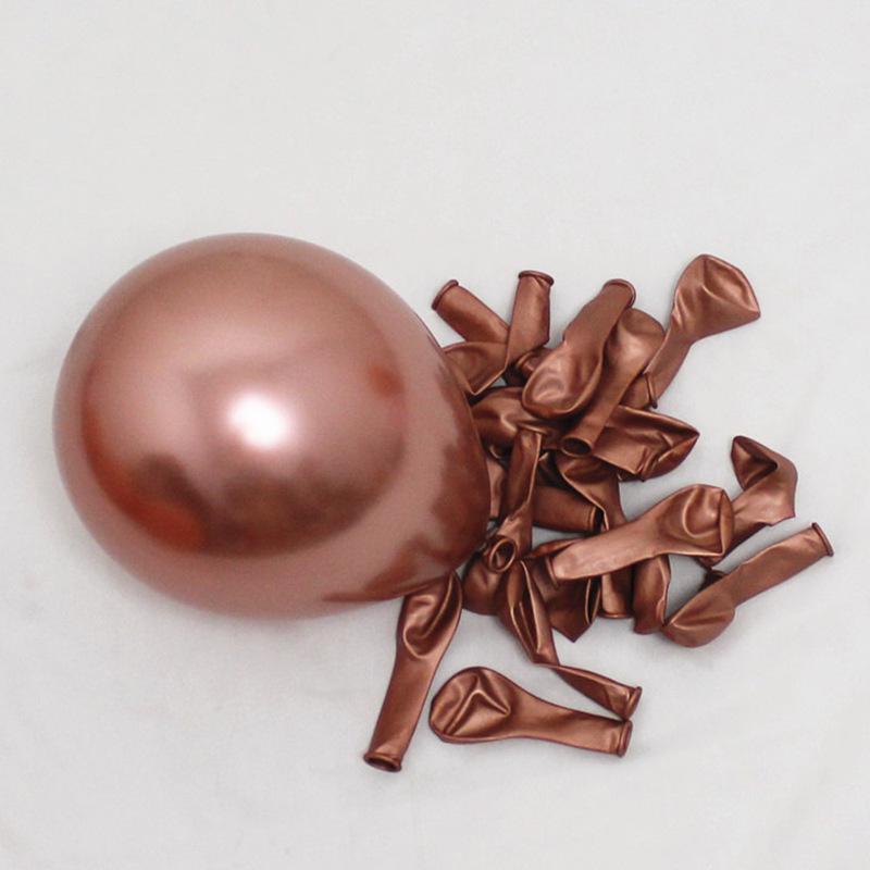 Metallic Latex Balloon Set for Birthdays, Weddings, and Holiday Decor