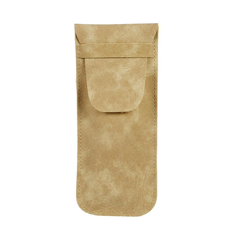 

Мягкий кожаный футляр для солнцезащитных очков и очков для чтения премиум-класса - унисекс, износостойкий, портативный, защитная сумка