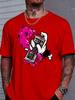 Unisex Summer Cotton Tshirt Graffiti Spray Paint Can Cartoon Hand Graphic Hip Hop Streetwear Casual Short Sleeve Fashion Daily Top