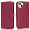For iPhone 15 Plus/14 Plus Stand Case Shockproof Leather Wallet Phone Cover