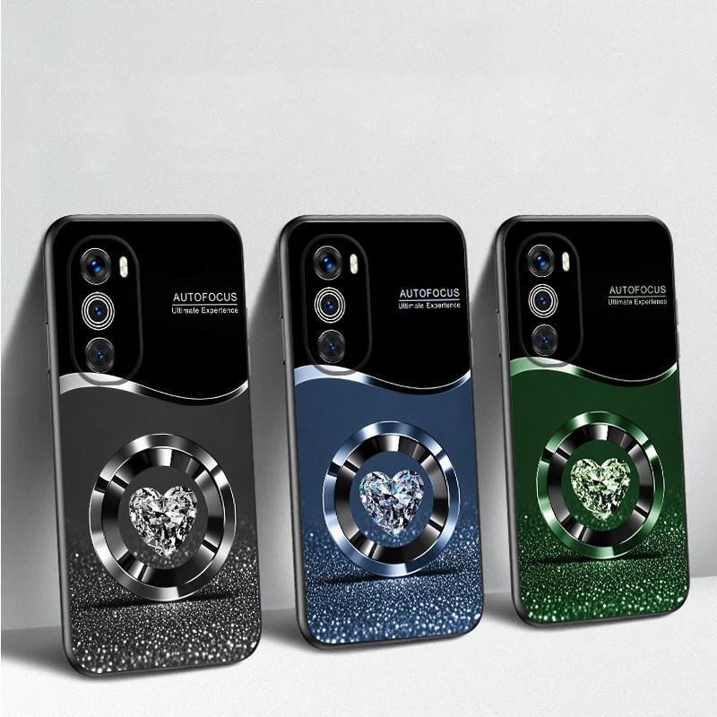 Fioletowy Okrągły Diament Dla Motorola Moto G 04 G05 G14 15 24 34 35 54 55 75 84 85 Edge 40 50 Fusion 60 Fusion Miękkie etui TPU na telefon