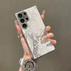 Electroplating Leather Phone Case for Samsung Galaxy S23 FE S24 Plus Ultra S25 Edge A56 A55 A54 A36 A35 A34 A26 A25 A16 A15 A06