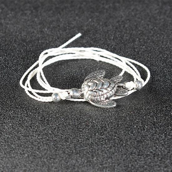 3 Stück Damen Schildkrötenanhänger Mix Farbe Stilvoller Fußkettchen Fußkette für Party