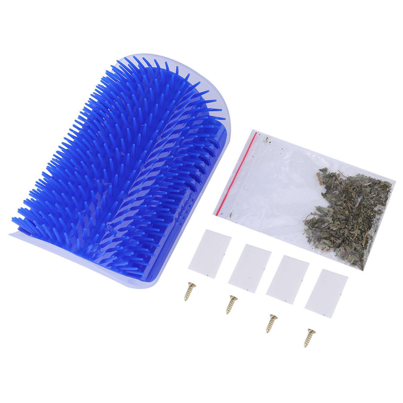 

Pet Cat Self Groomer Hair Removal Comb Grooming BrushMassage Toy with Catnip