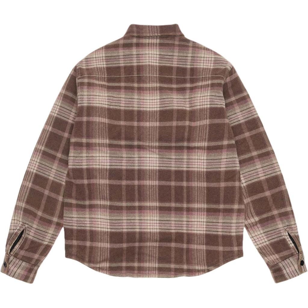 Stussy FW24 HEAVY WASHED PLAID SHIRT logo Unisex 1110339