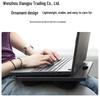 Black Laptop Bed Stand: Portable Folding Table for Office & Home