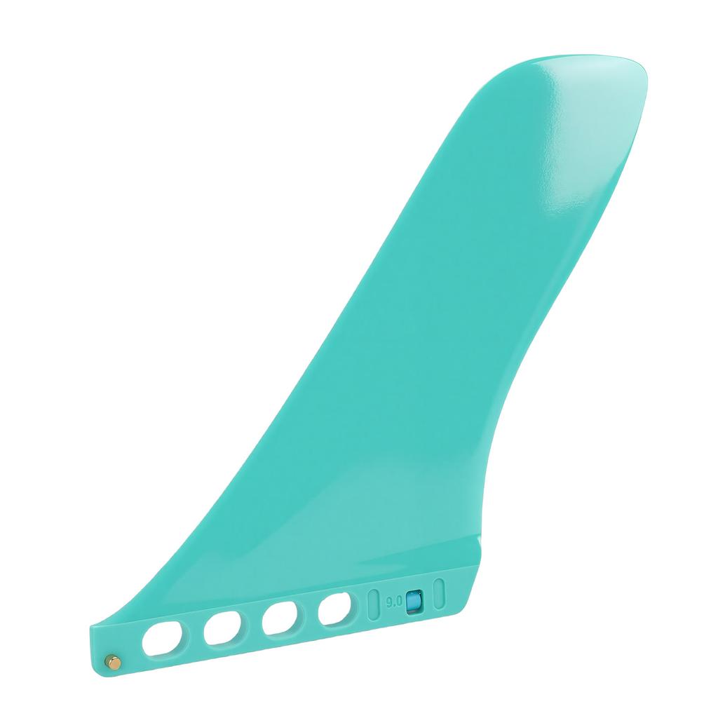 Paddle Board Tail Fin Nylon Fiberglass 9.25 Inch Surf Fin Replacement for Longboard Surfing Accessories Green