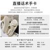 The first layer of sheepskin sandals for women's outer wear 2025 summer new women's platform sandals casual Velcro leather women's shoes