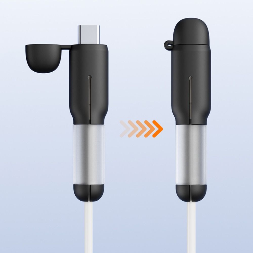 Anti-tear Data Cable Protective Cover Silicone Cord Saver  Data Line Accessories