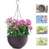 Hangende Bloem Pot Zelfwaterend Plantenbak Plastic Rotan Mand Muurhangende Plantenpot Verdikt Tuindecor
