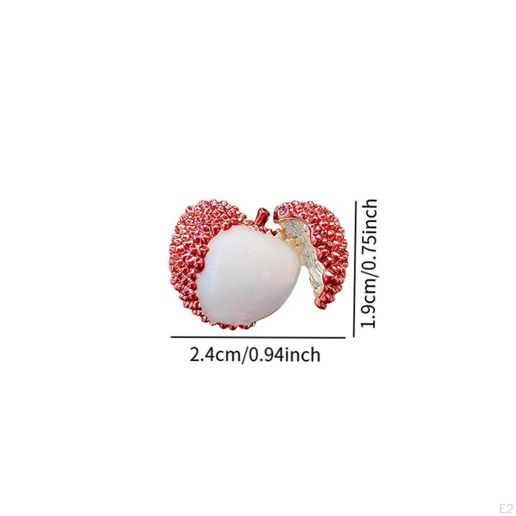 Lychee Brooch Clothing Accessories Breastpin for Sweater Shawl Clothes Dress Hat