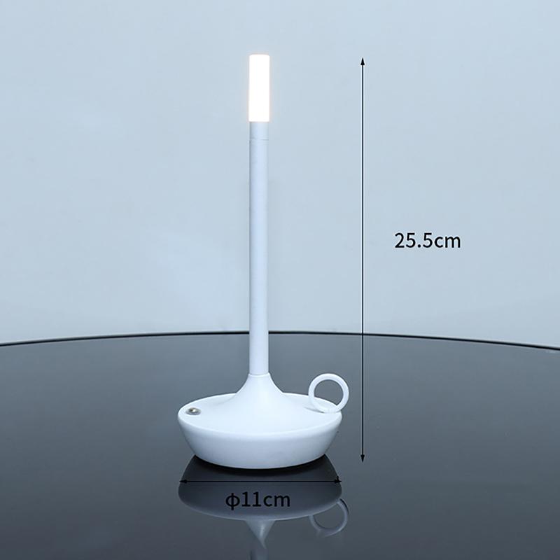 Candle Light Touch Charging Table Lamp Rechargeable Decorative Ambient Table Light Outdoor Camping Portable Lamps