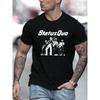 European Sizes Trendy and Fashionable Casual Men's T-shirt for Daily Wear