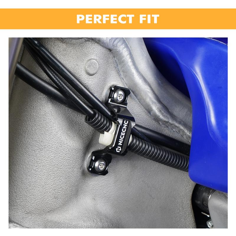 NICECNC Yamaha  YZ125 YZ250 2005-2024 Motorcycle Brake Line Hose Clamp Holder For Yamaha YZ125X 2020-2023 YZ250X 2016-2023