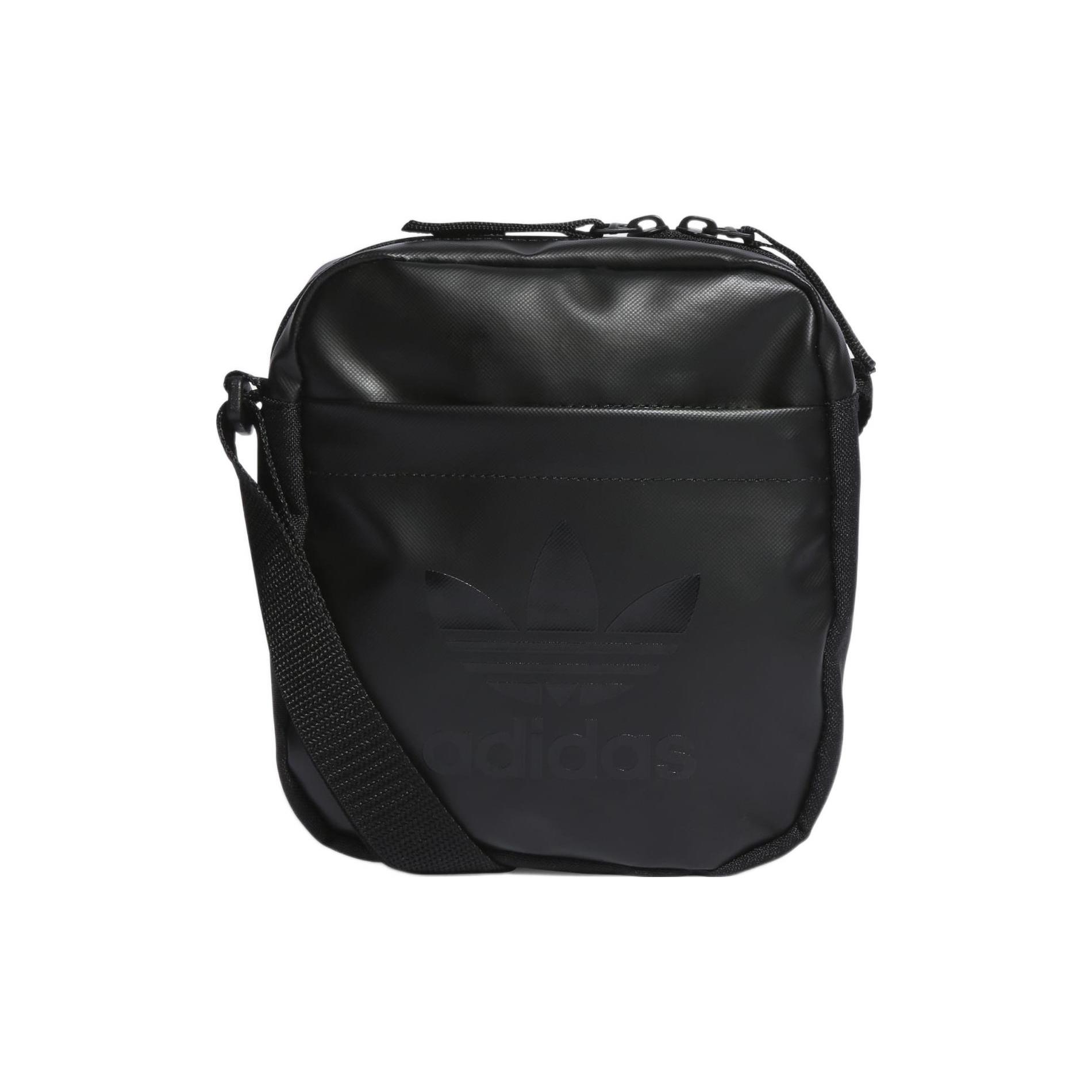 

Новая полиэстеровая сумка через плечо Adidas Originals, сумка кросс-боди, обычная, унисекс, черная IB9314 16.0*6.1*18.0CM