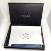 Used PRADA Saffiano Leather Card Case Pass Case