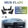 2024 2025 FOR Tesla Cybertruck Mud Flap Guards Splash Mudguard Fender Mudflaps Car Accessories Front Rear 4pcs