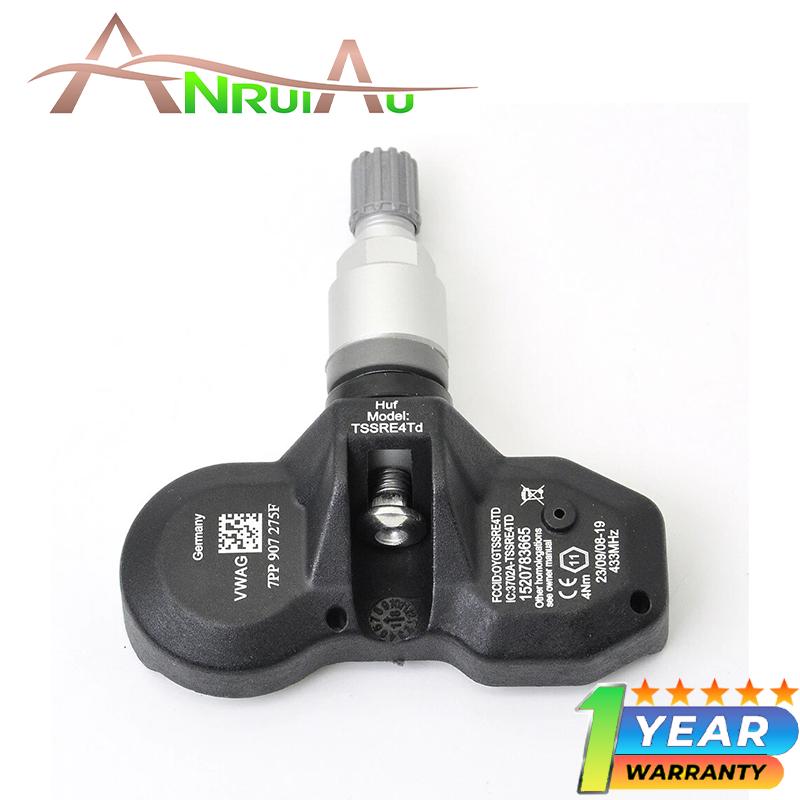 4 DB Gumiabroncsnyomás-érzékelő TPMS 433 MHz Kompatibilis a Porsche 911 918 Boxster Cayenne Cayman Panamera 2008-2016 modellekkel 7PP907275B