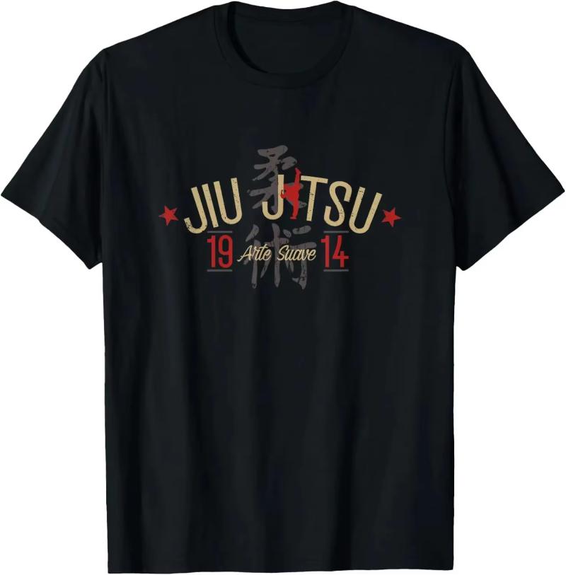 Brazilian Jiu Jitsu Shirt Arte Suave Oss Tshirt Bjj T Shirt TShirt Unisex Clothing Tops Streetwear Camisetas Oversized T Shirt
