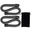 Yoga Gewichtsring Elastisch Verstellbar Langlebig Haushalt Unisex Handgelenkgewichte für Sport LaufenSchwarz