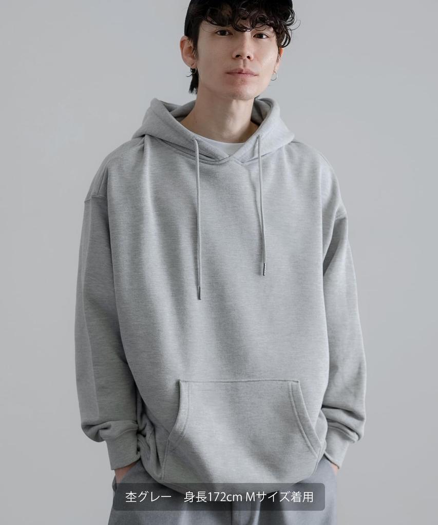 Improves Men's Navy Pullover Hoodie, Solid Fleece Lining, SIDE23-089