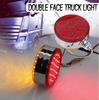 12v/24V Red Yellow Double Face LED Side Marker Light Stop Turn Signal Tail Lights Lamp for Trucks Cars Trailers Lorry Tractors