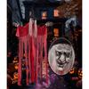 67" Light Up Witch Dector Animated Talking and Sound Activated Skeleton for Halloween Outdoor,Lawn, Yard, Patio Decor