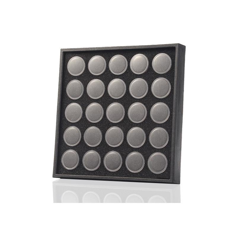 Nail Art Rhinestone Storage Box - 50-Grid Transparent Jewelry Organizer with Lid