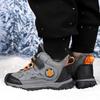 Winter Children's Fashionable Fleece Warm Outdoor High Top Cotton Boots Snow Boots Hiking Cotton Shoes 30-40