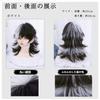 Limakara Wolf Gradient Natural and Full Wig for Harajuku Heat Includes Net and Black and White Men's Wig, Undetectable, Popular, Crossdressing,