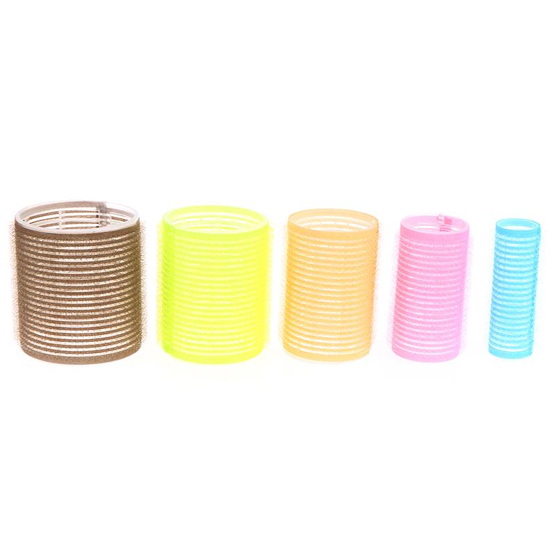 Self Grip Rollers Cling Stick Hair Curler Curls Wave Styling Salon Setting Tool