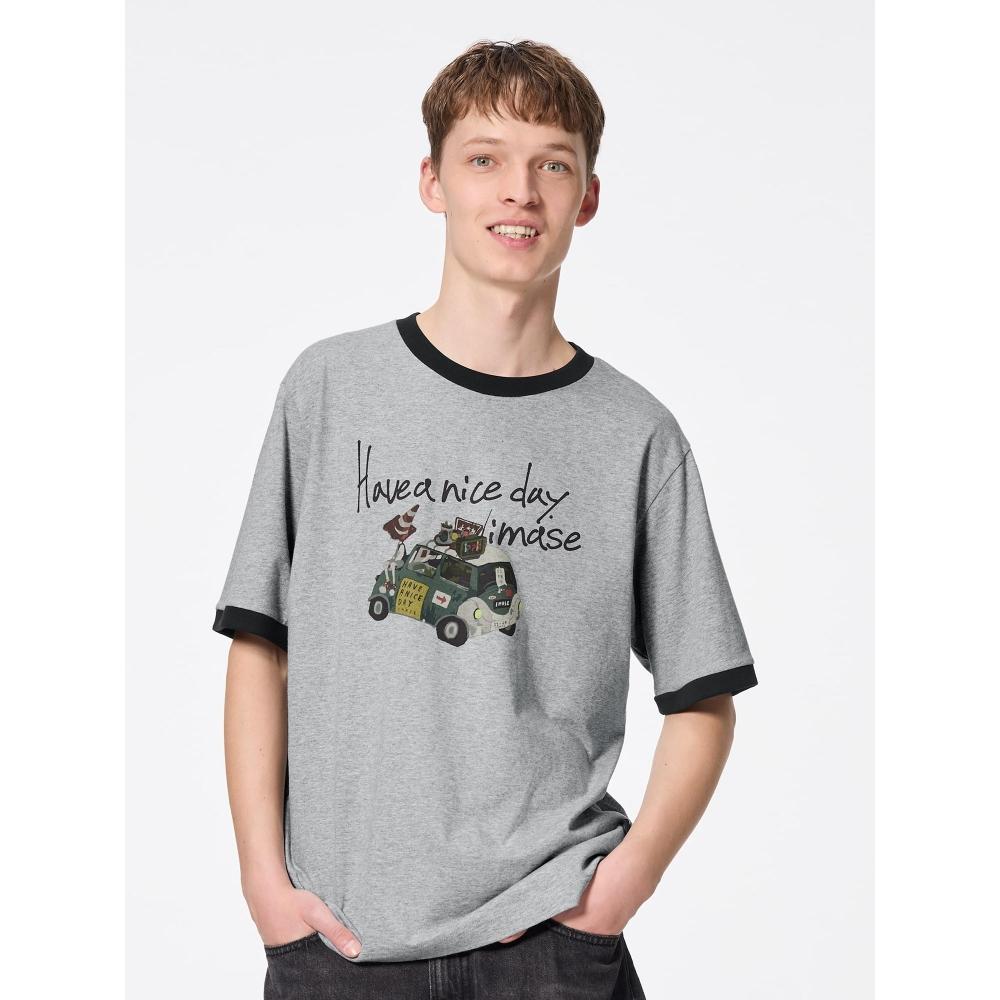 

Gu By Uniqlo Graphic T Imase 2 03 GRAY/3XL