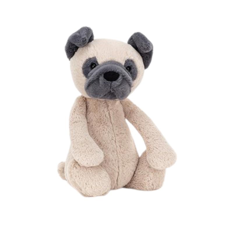 

JELLYCAT Dog Series Shy Pug an off-white doll plush toy 31cm high