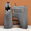 New Men's Classic Winter Fashion Cotton Shoes Low-cut  Short Mid-calf Casual Ssnow  Boots