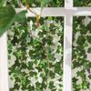 Creative Green Artificial Ivy Vine 160cm 80 Leaves Simulation Ivy Garland Photo Props Silk Leaves Hanging Plants Wall Ornament
