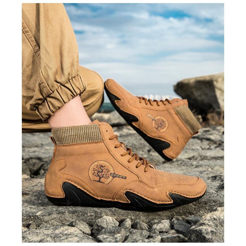 Men's Boots Large Men's Shoes High Top Men's Casual Shoes Boots