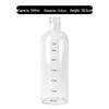 ZISIZ Graduated Glass Water Bottle