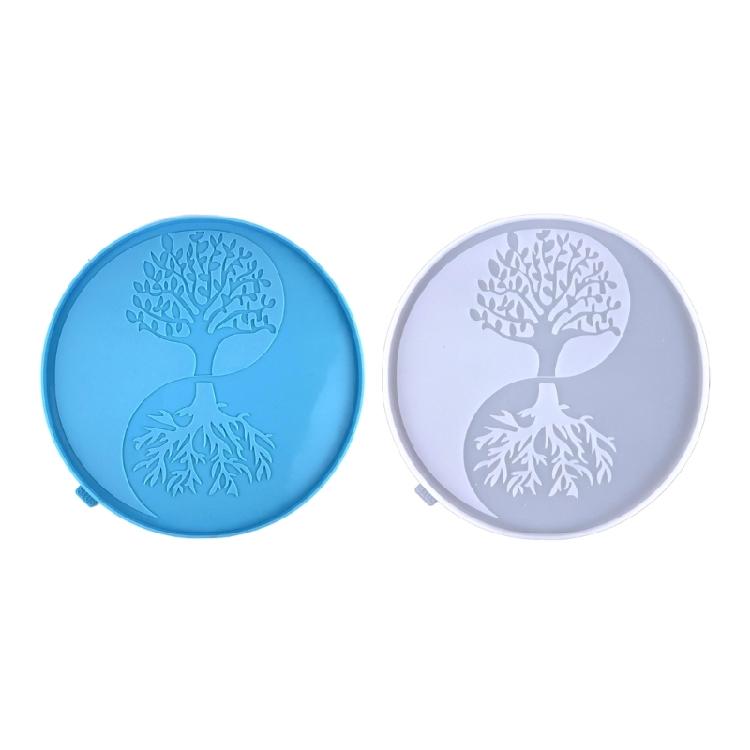 Tree-of-Life and Moon Wall Art Silicone Molds Epoxy Resin Casting Molds for DIY