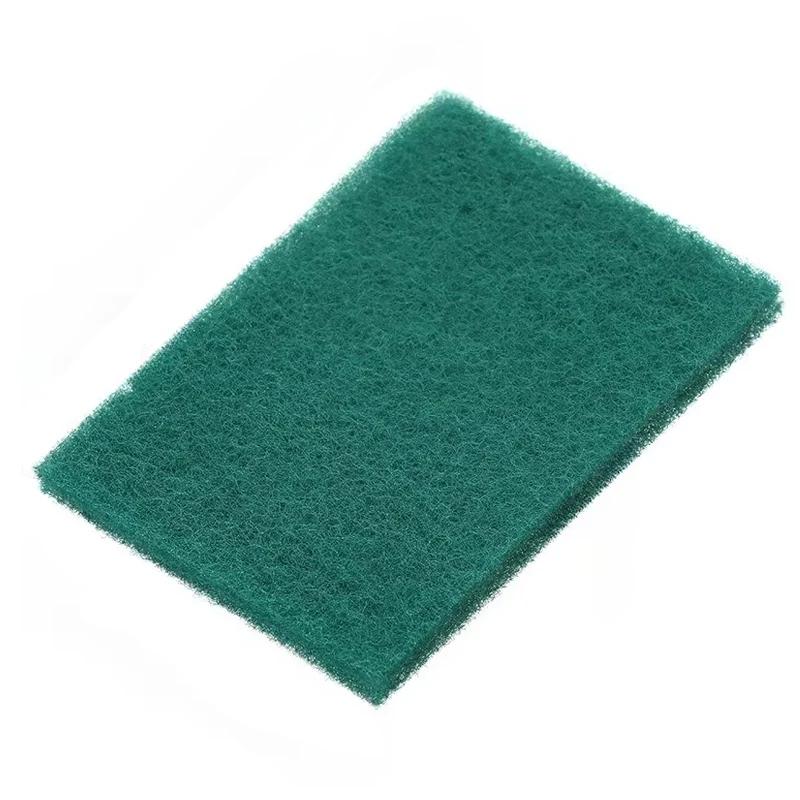 

10/30PCS Scrub Pads Household Kitchen Oil Removal Dishwashing Pot Pads Scratch Free Multipurpose Reusable Cleaning Dishrag 10PCS зелёный